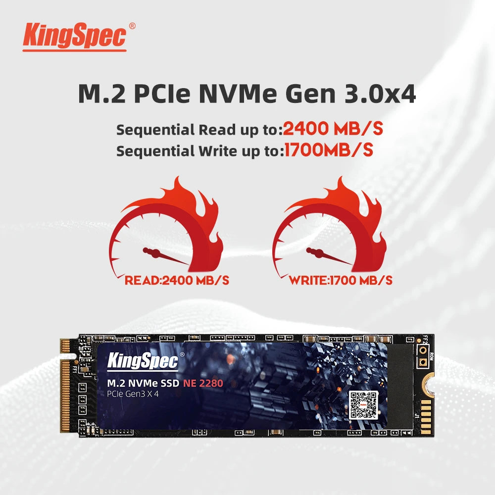 KingSpec SSD M.2 NVMe PCIe – Performances inégalées pour votre ordinateur