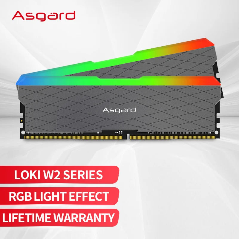 Mémoire RAM DDR4 Asgard W2 Series RGB : Performances Éblouissantes pour votre PC