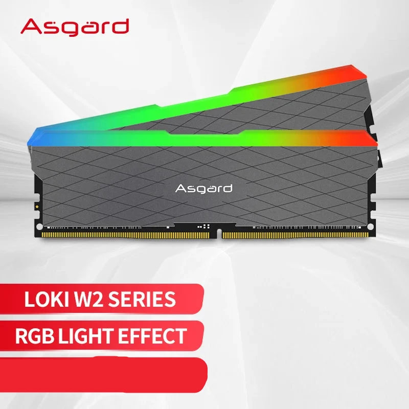 Mémoire RAM DDR4 RGB Asgard – Performance et Éclat pour votre PC