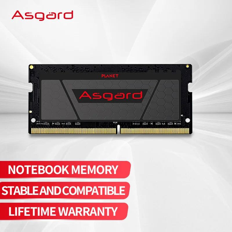 RAM DDR4 Sodimm Asgard – Performance Optimale pour Ordinateur Portable