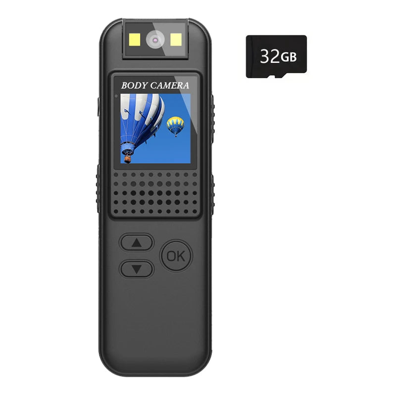 Mini Caméra Portable – Enregistreur Sportif 1080p FHD