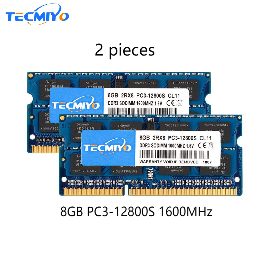 Mémoire RAM DDR3 16GB pour Ordinateur Portable Tecmiyo – Boostez Votre Performance!