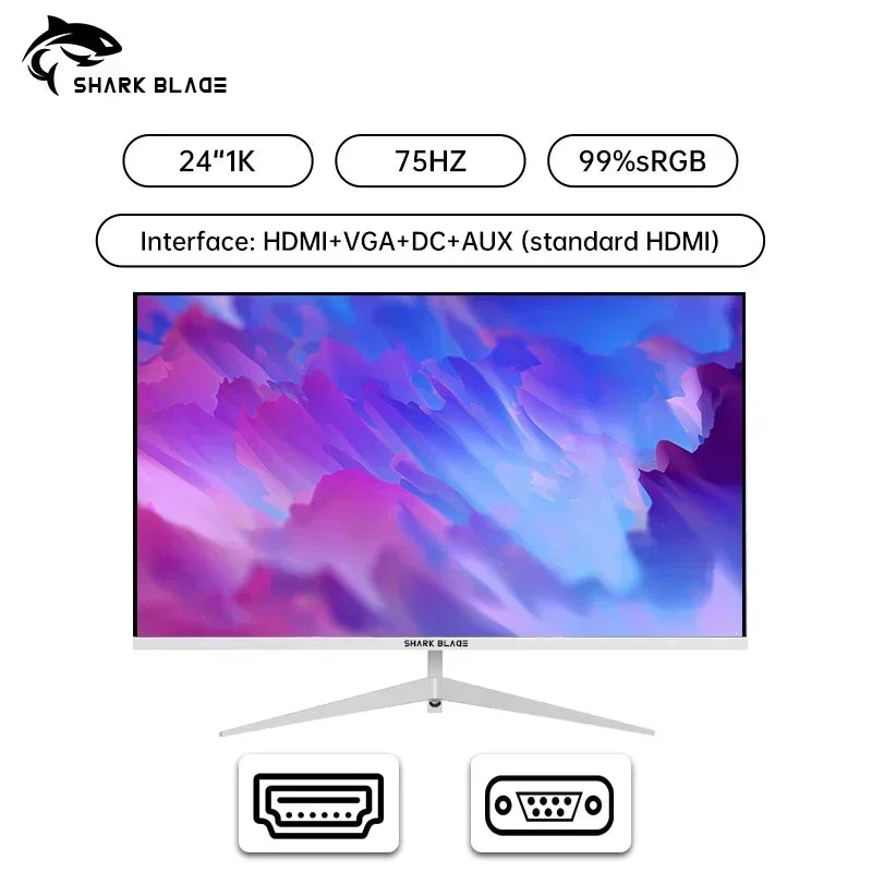 Écran de PC 24 Pouces IPS LCD HD – Performance et Confort au Quotidien