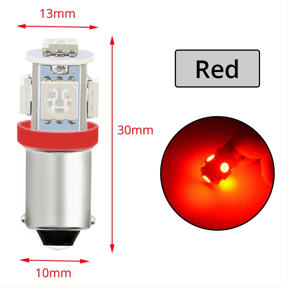 Ampoules LED BA9S Festoon – Pack de 10 pour Éclairage de Voiture DC 12V