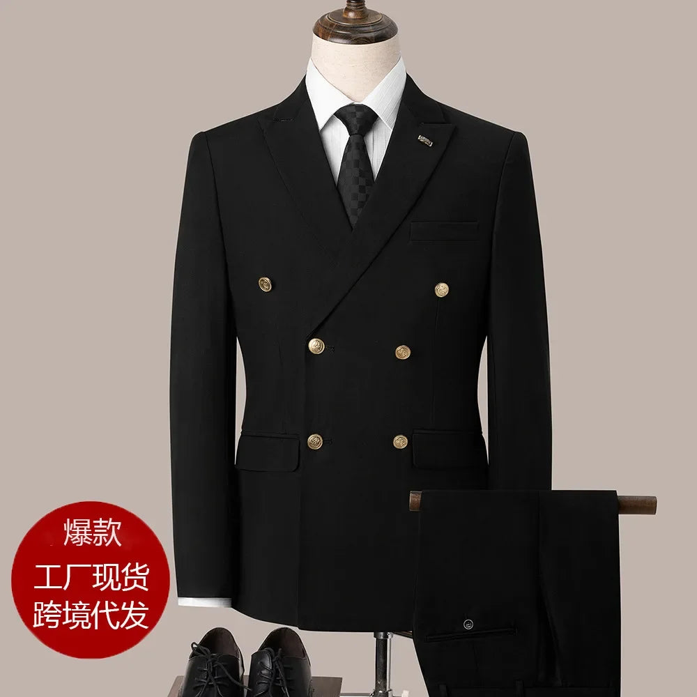 Ensemble de Costume Homme : Élégance et Modernité en Double Boutonnage