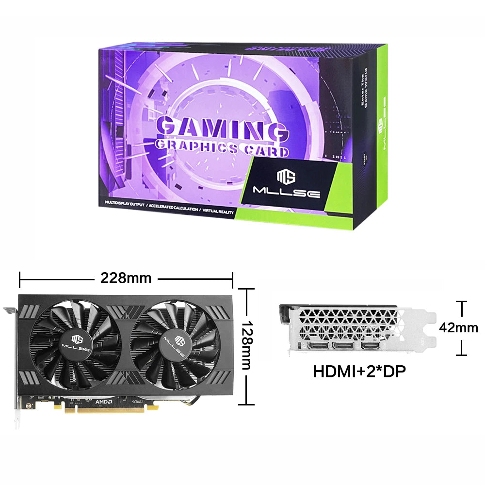 Carte Graphique MLLSE AMD RX 580 8GB GDDR5