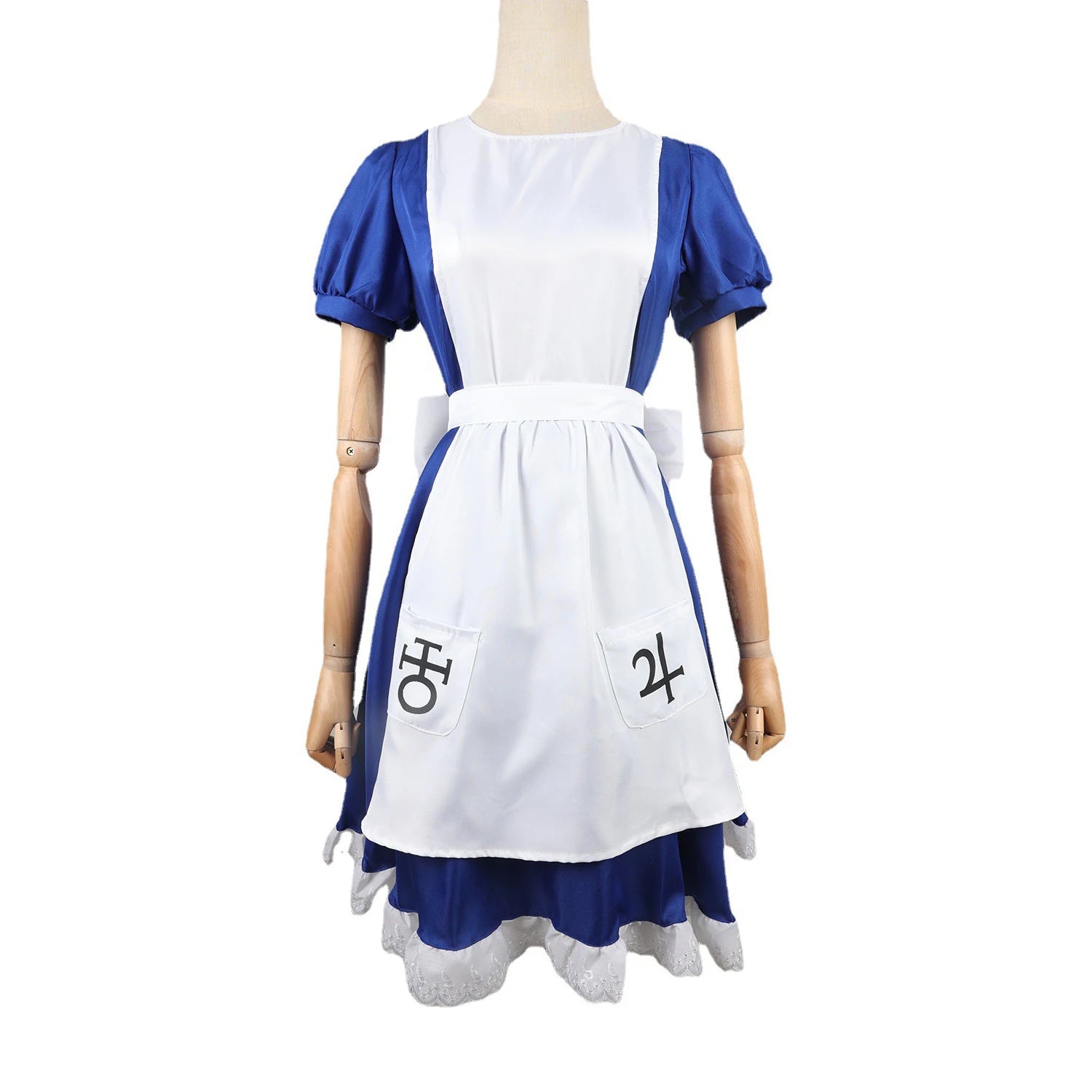 Costume Cosplay Alice Madness Returns pour Femmes – Robe avec Tablier