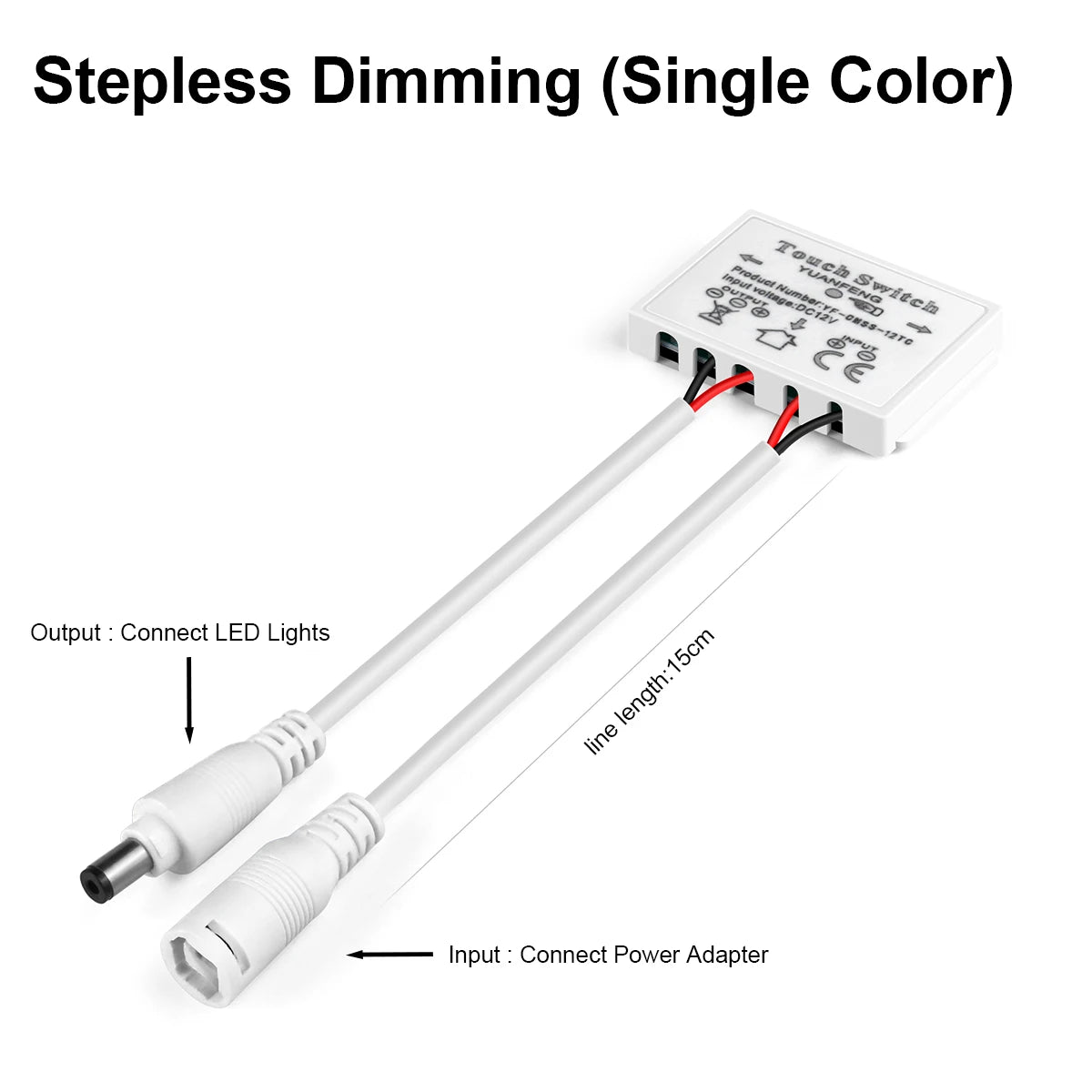Interrupteur Tactile pour Miroir – Éclairage Intelligent et Dimmable