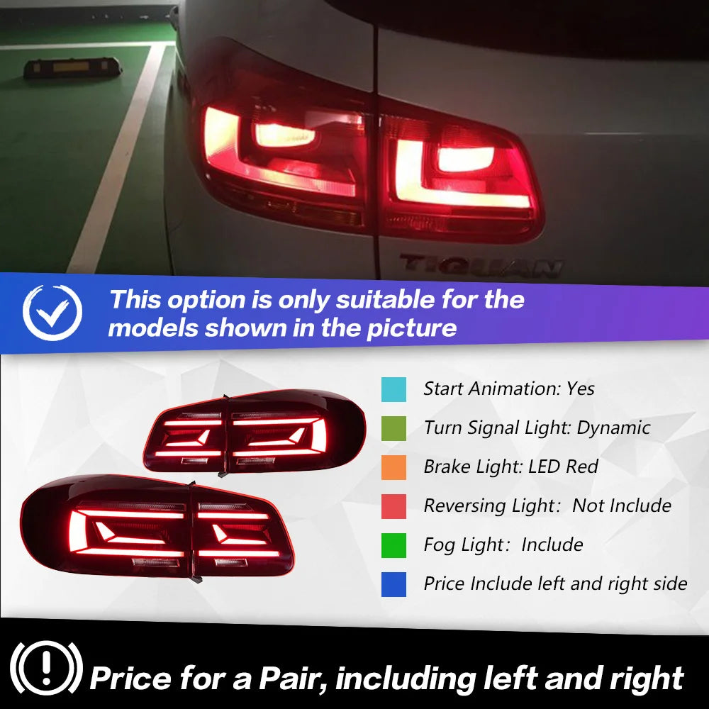 Feux Arrière LED pour VW Tiguan 2013-2017
