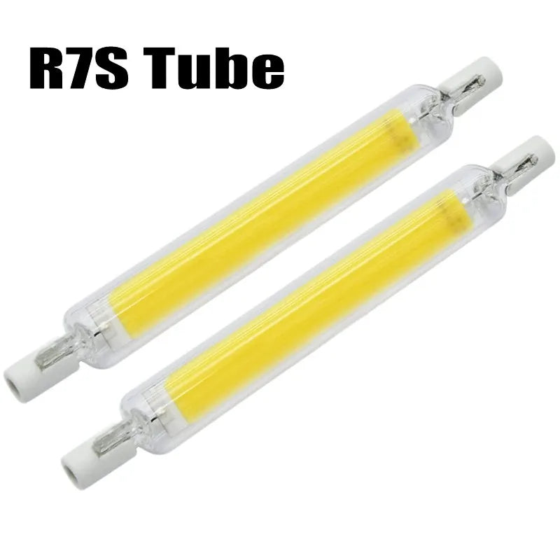 Ampoule LED Tube en Verre R7s – Super Lumineuse pour un Éclaircissement Idéal
