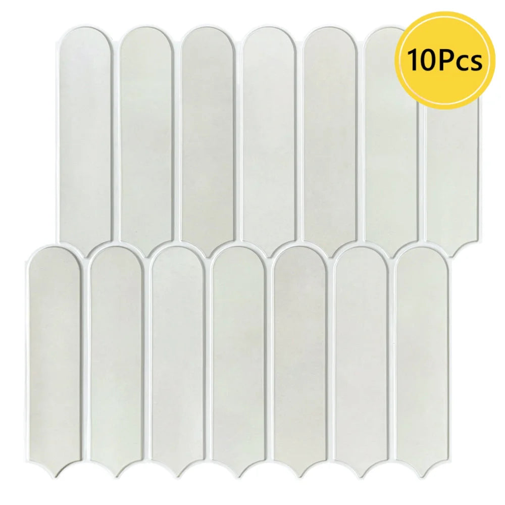 Décoration Murale Auto-Adhésive – Autocollants 3D Verts pour Carrelage