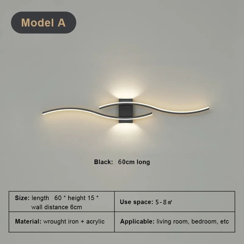 Lampe Murale LED Minimaliste Modern
