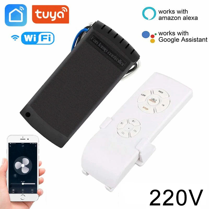Kit de Contrôle WiFi pour Ventilateur de Plafond Intelligent