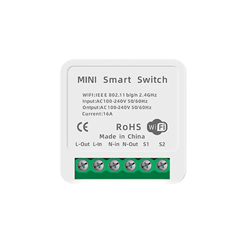 Interrupteur Intelligent WiFi Mini – La Solution pour une Maison Connectée
